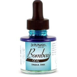 🔥5 FOR $25🔥 Dr. Ph. Martin's Bombay India Ink, Teal